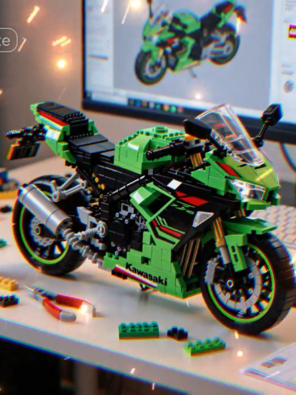 Motorcycle Figurine #CapCut #fyp #trend #ai #viral 