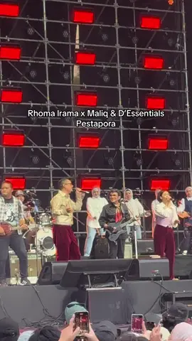 Kapanlagi bisa nonton maliq sama bang Rhoma collab 🙌🏻 #pestapora 