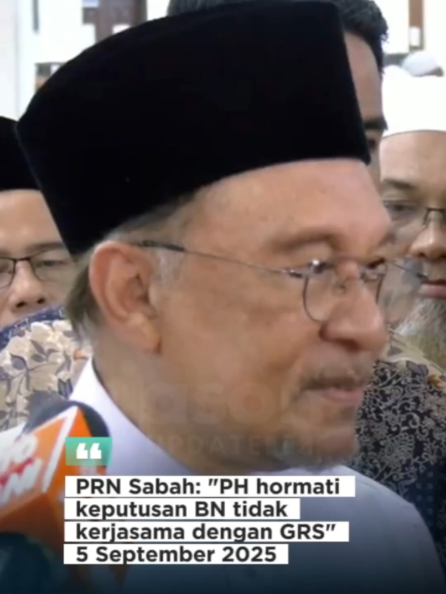 PRN Sabah: PH hormati keputusan BN tidak kerjasama dengan GRS - PM @Anwar Ibrahim  #PRNSabah2025 #pakatanharapan #barisannasional #grs #anwaribrahim 