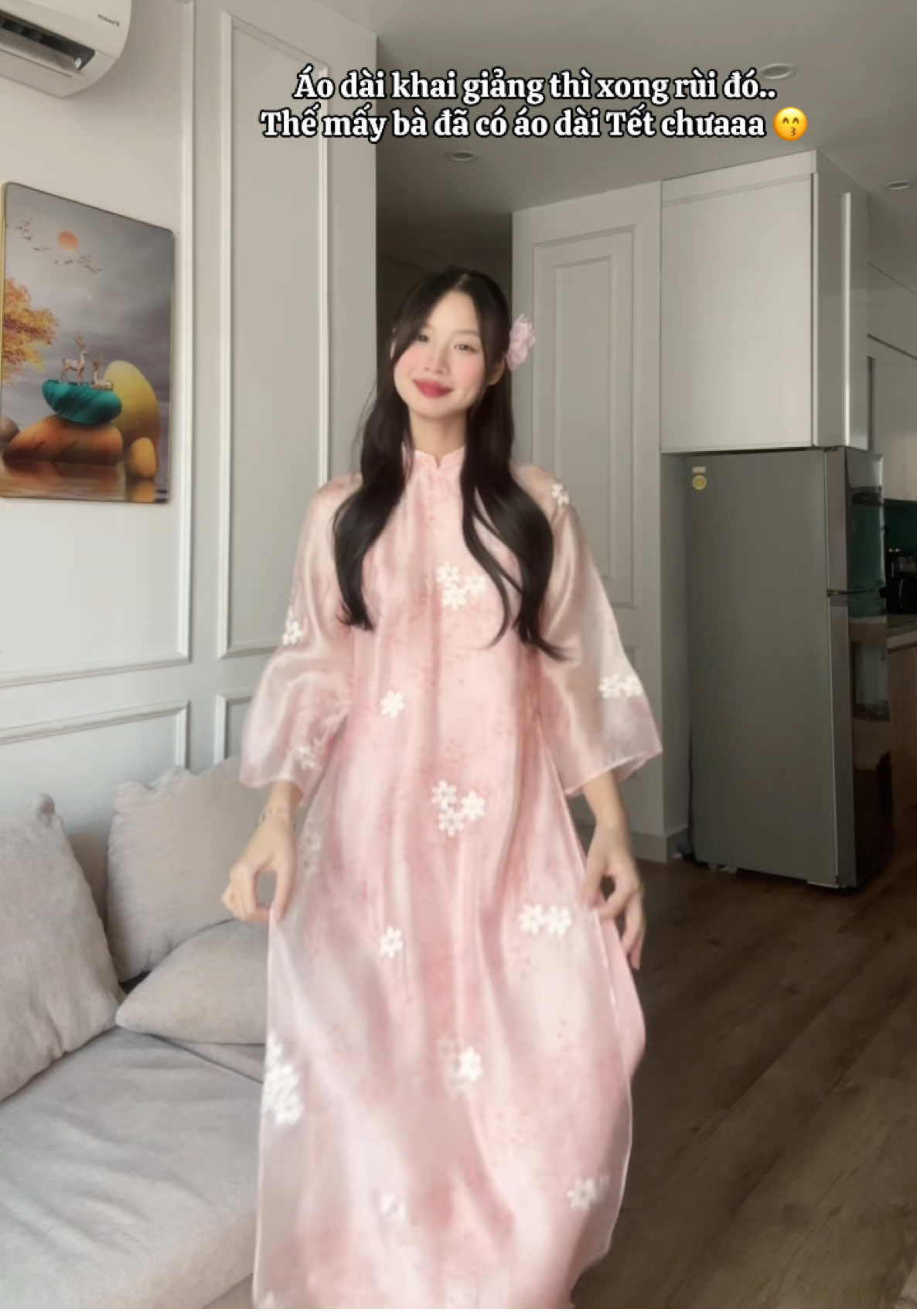 Áo dài Mai An nha mí bà #aodaicachtan #tet2026 #aodai #aodaivietnam #tet 