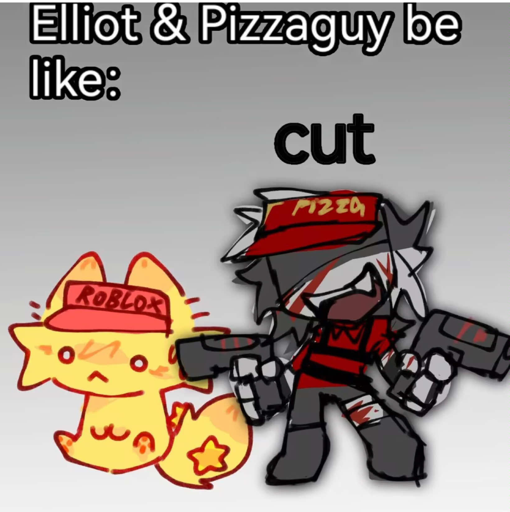 pizzaguy & elliot #roblox#forsaken#elliot#pizzagame#pizzaguy