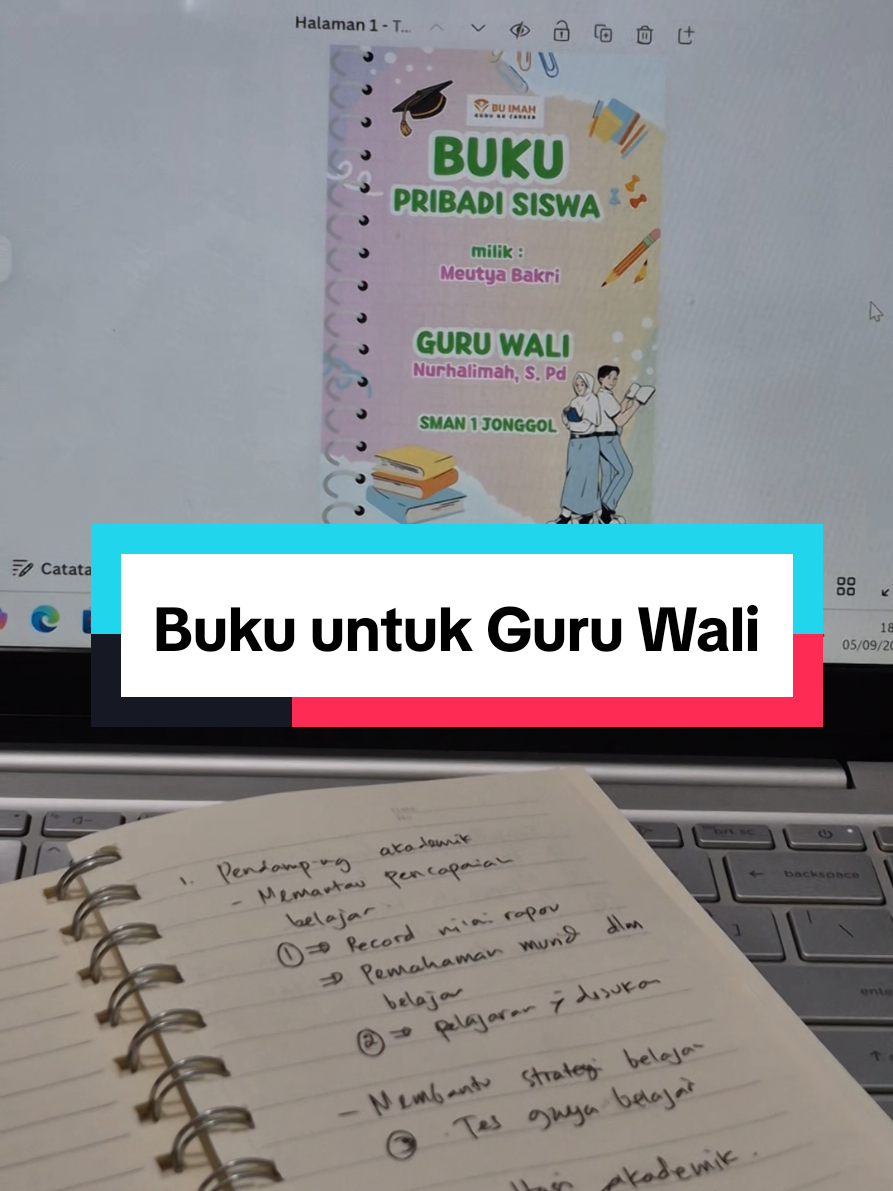Administrasi Guru Wali#guru #gurubk #fypシ゚ #fyp #guruwali 