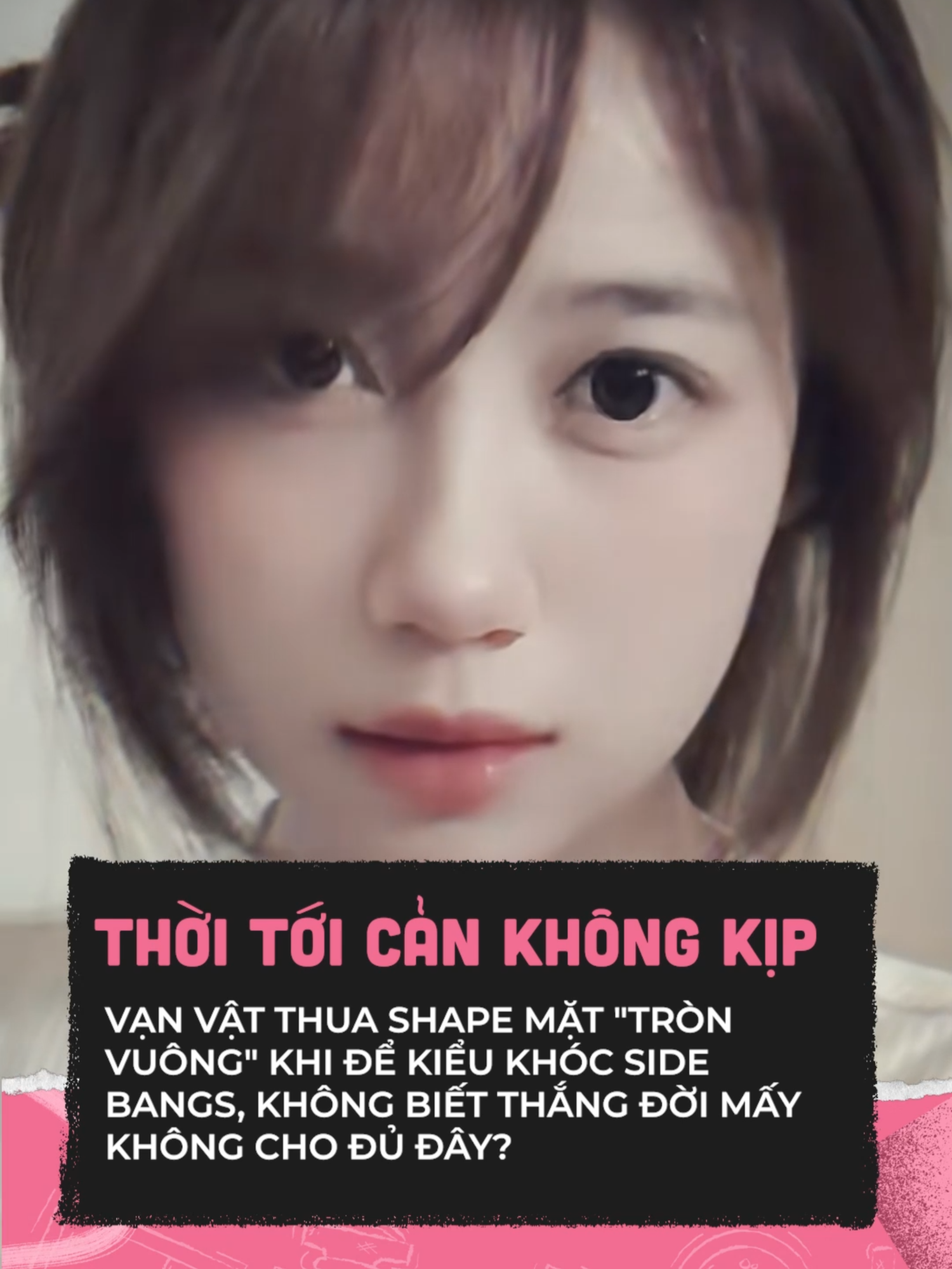 Ê có ai mê kiểu tóc mái xéo này giống tui hong #clmedia #celebnetwork #clbeauty #hairstyle #sidebangs