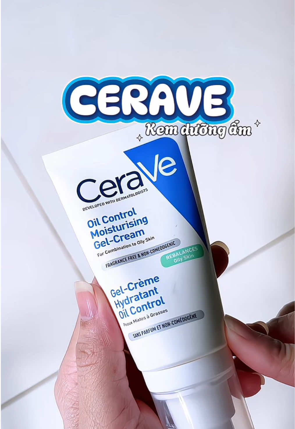 Gel dưỡng ẩm kiềm dầu 8h CERAVE - chuyên dành cho mọi loại da, da khô nứt nẻ cũng phải chào thua em này nha❤️❤️🫶🏻🫶🏻👧🏻👧🏻🫧🫧#kemduongam #kemduongamcerave #gelduongamcerave #cerave #gelduongam 