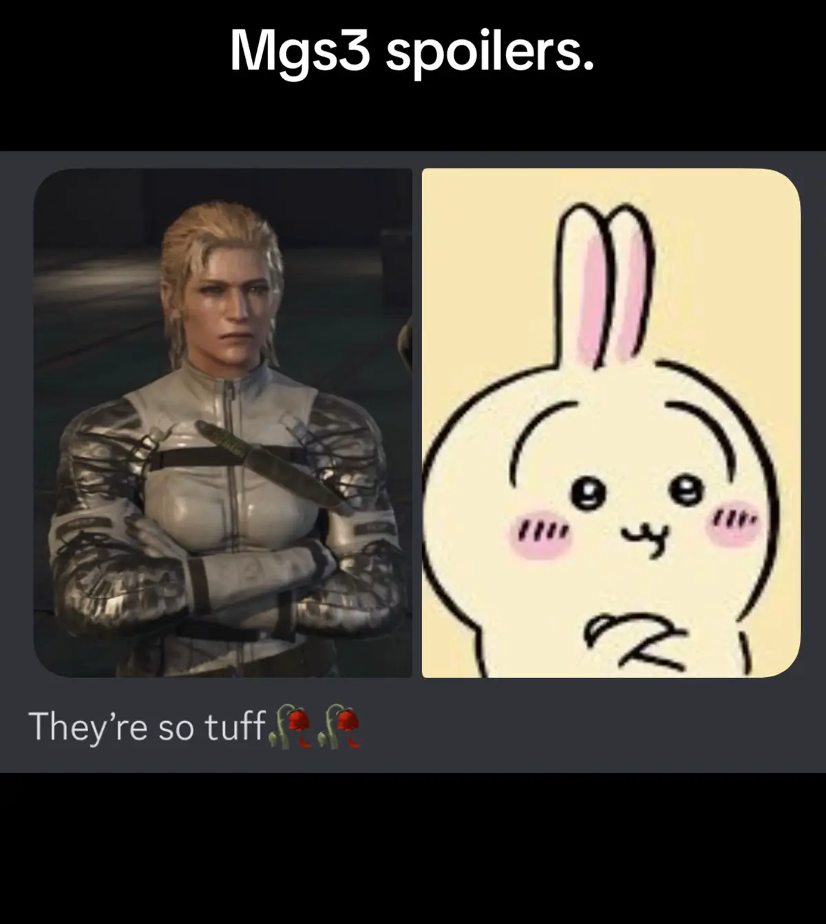 #chiikawa #mgs3 #bigboss #usagi 
