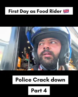Part-4 A day in my life in the uk as a delivery driver #deliveroo  #ubereat #justeat #hamzamano #policecrackdown 