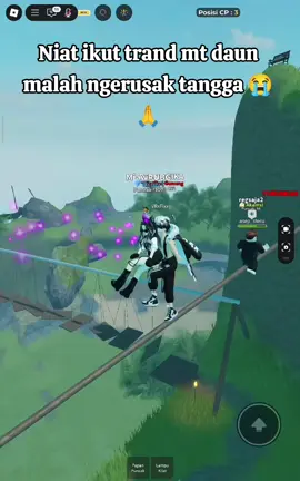 Untung uda di benerin sama kaka yg lewat 😭🙏 parah kau @kitafixxy 🤣🤣🤣#roblox #mtdaun 