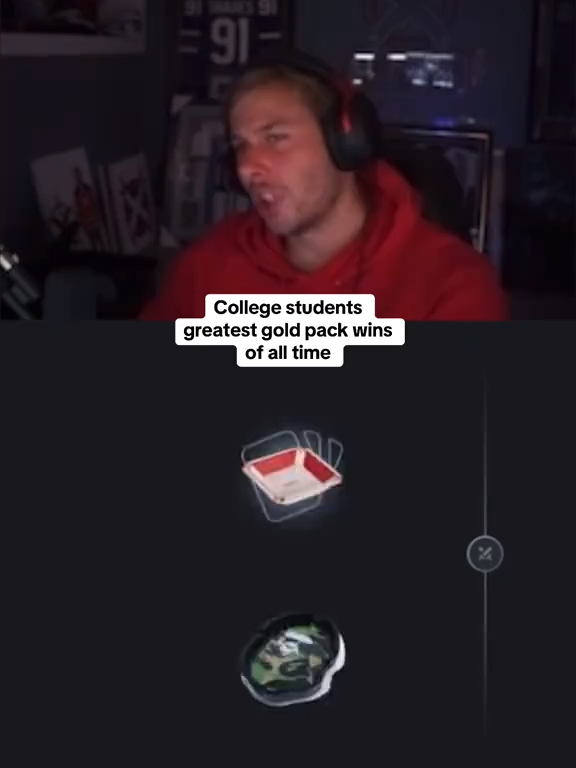 College students greatest gold pack wins of all time #kick #packdraw #fyp #epic