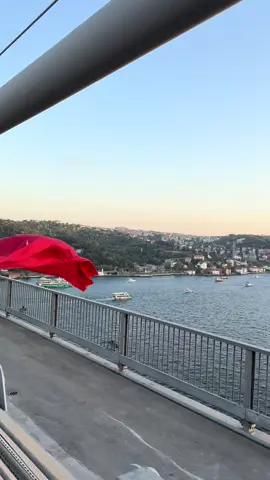 Bosphorus Bridge at sunset on bike 🌅🏍️ .       For more details about motorbike tours DM✉️ #fyp #istanbul #bikelife #turkey 