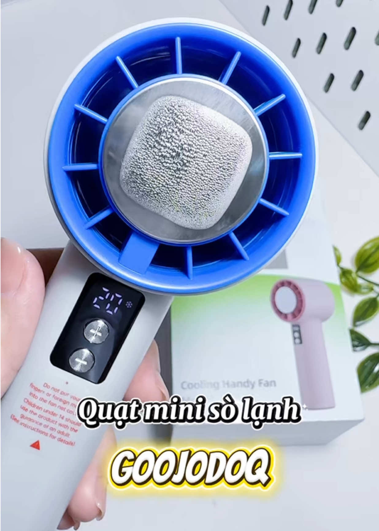 Quạt Mini cầm tay có sò lạnh siêu mát #unboxing#quatminicamtay#affiliate#xuhuong#pyf