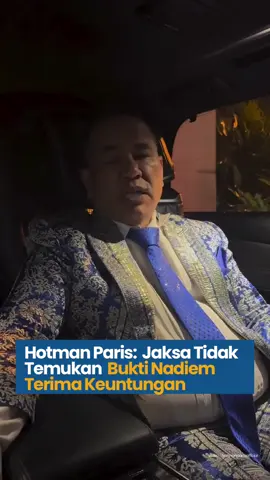 Pengacara Hotman Paris melalui akun instagram pribadinya buka suara usai kliennya Mantan Menteri Pendidikan dan Kebudayaan RI, Nadiem Makarim ditetapkan sebagai tersangka dan ditahan oleh Kejaksaan Agung, terkait kasus dugaan korupsi. #mediatalk 