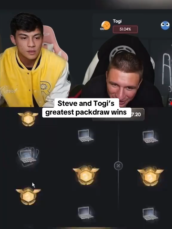 steve and togi´s greatest packdraw wins #packdraw #fyp #kick #epic