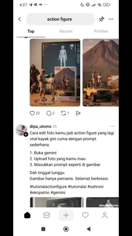 ✨ Lagi rame tren foto jadi action figure di Threads! ✨ Sekarang kamu gak perlu ribet ketik prompt panjang di Gemini—cukup upload foto → klik generate → jadi deh 🤯 Cobain gratis di figen.my.id  atau s.id/figen🎉 👉 Siap jadi action figure keren? #AITrend #ActionFigureAI #Figen #AItools #AestheticAI 