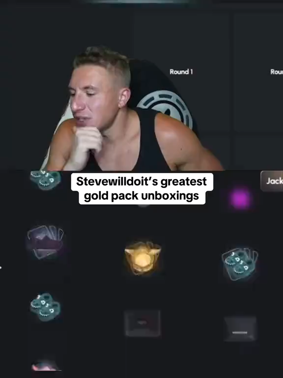 Stevewilldoit´s greatest gold pack onboxings #packdraw #fyp #epic #kick