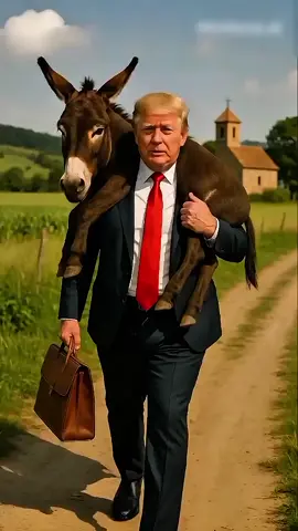 Trump and Donkey #shorts #fyp #trump #funnyvideos😂 #foryoupage❤️❤️ 