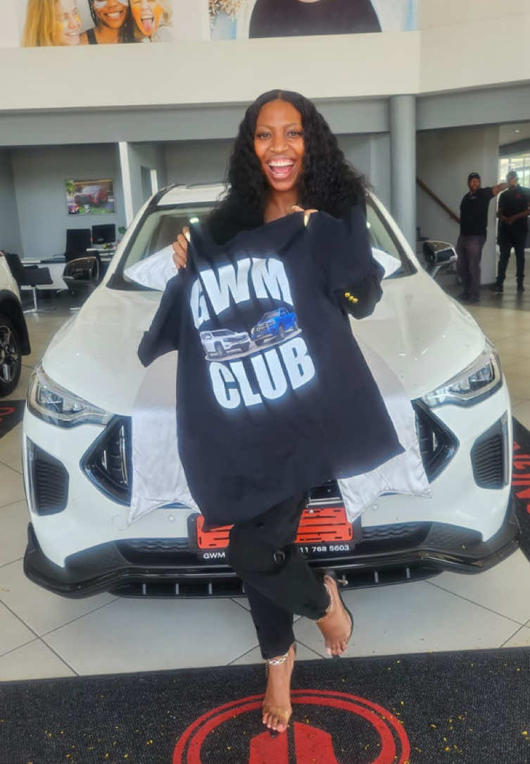 Mavula kuvaliwe, as we welcome on board our newest member to the club🥵🥳 Happy Friyay GWM CLUB 😎 #gwm #haval #snowwhite 