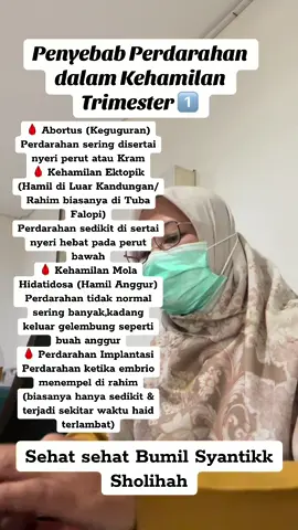 Yukk Kenali Penyebab Perdarahan dalam Kehamilan ya Moms #edukasikesehatan #edukasiibuhamil #bidantriya 
