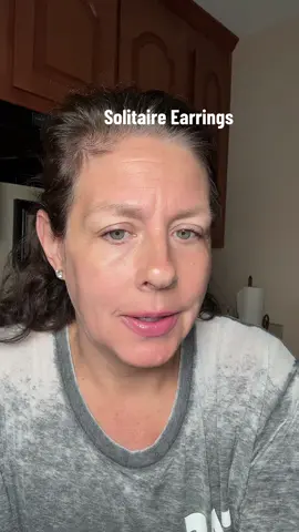 Solitaire Earrings #jewelry #earrings @Delzzad Jewelry #