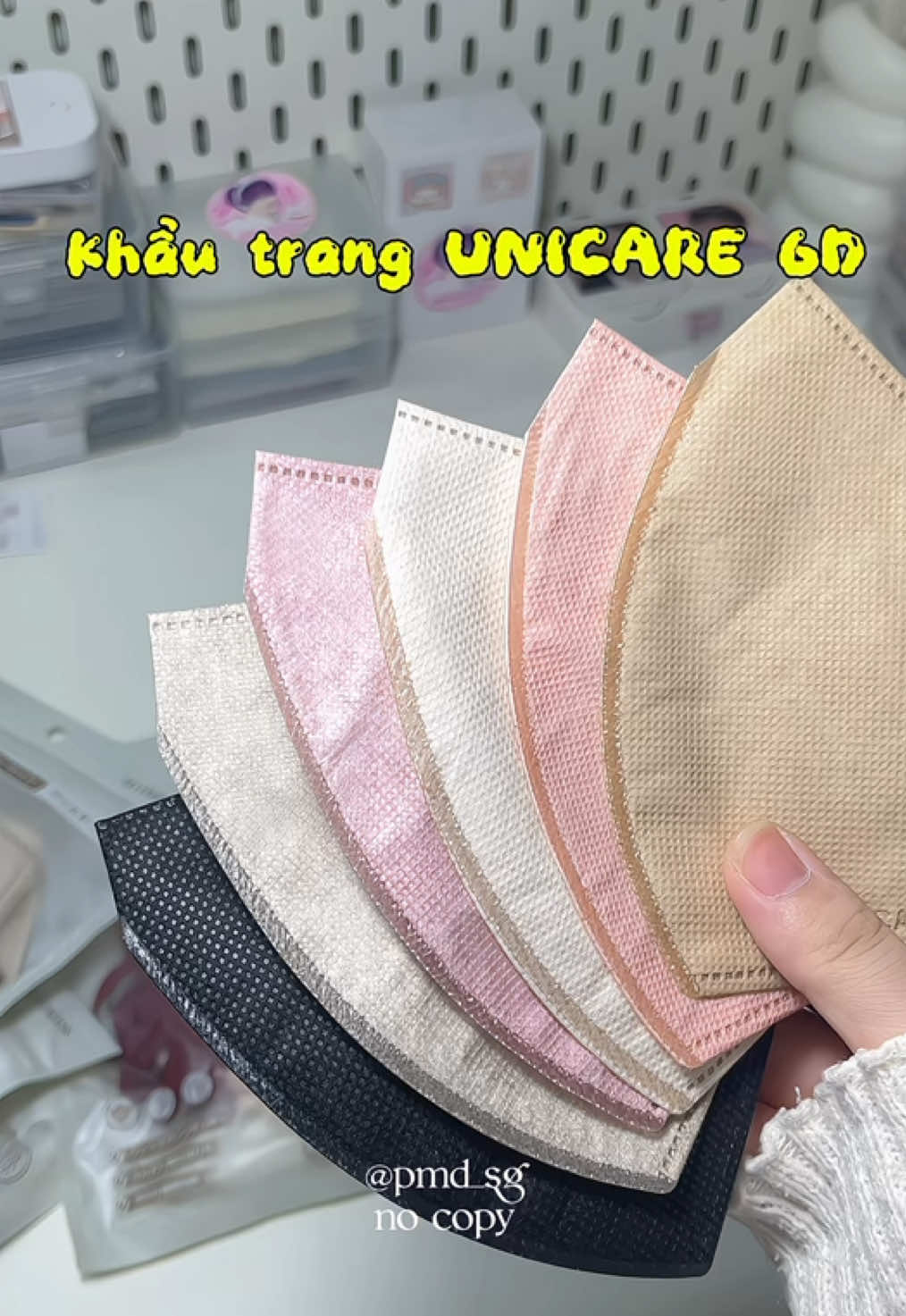 khẩu trang nhà Unicare là chân ái của tui lun á 😘✨ #khautrangunicare #khautrang6d #reviewlamdep #tiktok #pmd_sg 