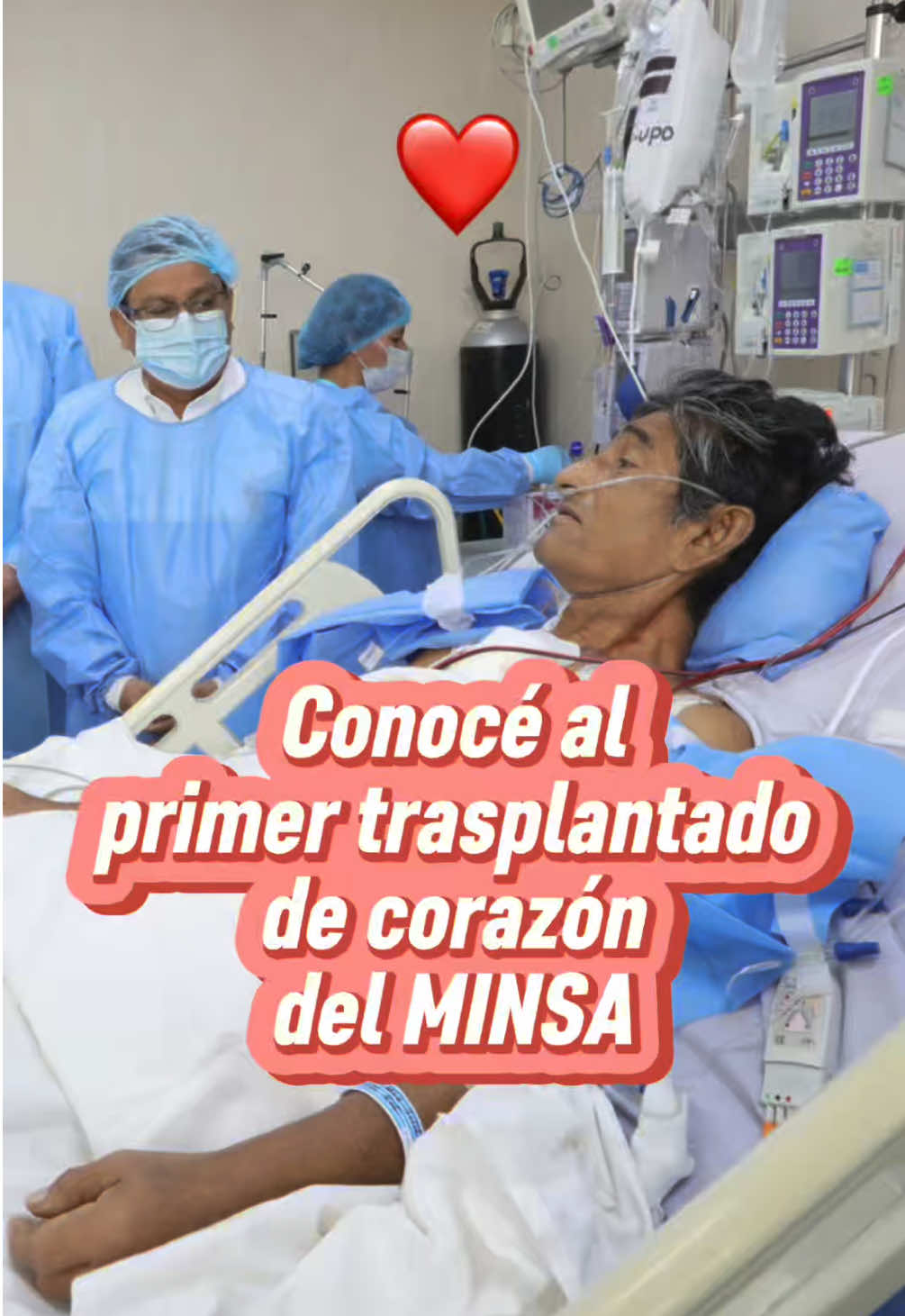 Conoce la historia de Sergio, el primer trasplantado de ❤️ del @Minsa Perú con financiamiento del #SIS en el @Hospital Nacional Dos de Mayo 
