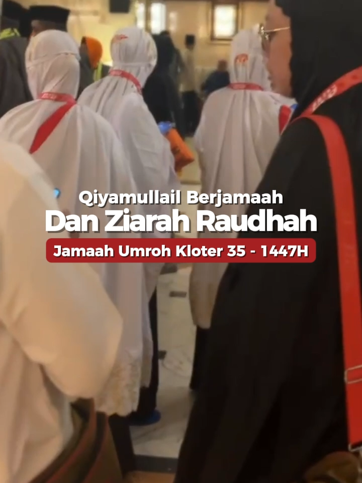 Malam Jamaah Kloter 35 diisi dengan qiyamulail, pagi dilanjut ziarah Raudhah untuk akhwat Siap menunaikan Umroh Plus atau Haji Khusus bersama? Alhijaz ada untuk memudahkan setiap langkahmu menuju tanah suci. 🕋 Jangan lewatkan informasi dan tips seputar ibadah yang lebih nyaman dan penuh berkah! Follow akun kami dan dapatkan semua panduan lengkapnya. 🙏 💬 Tanyakan langsung via DM atau kontak:  📞 Hastuti: 0821 1070 5500 📞 Sunu: 0813 8948 1800 Yuk, persiapkan ibadah Anda dengan lebih baik! #alhijazindonesiacoid #tutisunu #hastutialhijaz #sunualhijaz #ibadahmalam #umrohalhijaz #alhijaztravel #umroh2025 #doaberkah #umrohindonesia