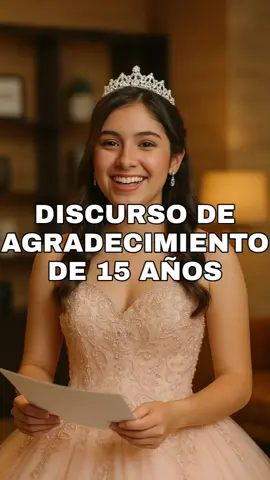 Ejercicio de Oratoria, vas a dar un discurso de 15 años. #Discurso15Años #Agradecimiento15 #FiestaDe15 #MomentosEspeciales #DiscursoEmotivo #Cumpleaños15 #FiestaInolvidable #DiscursoPara15 #Quinceañera #TikTokEventos #EventosEspeciales 