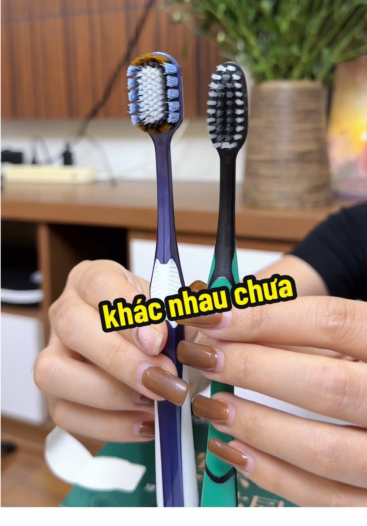 Bàn chải đánh răng sao mà xịn thế #haxinh #banchaidanhrang #banchaidanhranglongmem 