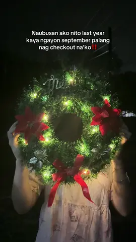 Mas maaga , mas mura!  #christmaswreath #christmasdecor #christmaslights 