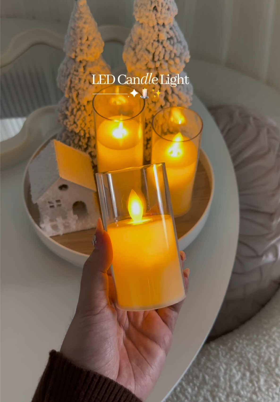 ohhh to have this led swinging candles—battery operated, no flames and no mess! 🕯️✨ #ledcandlelight #ledcandles #candles #candlelight 