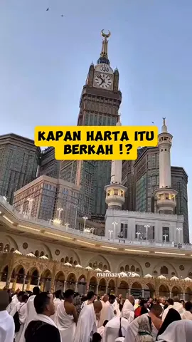 Kapan harta itu berkah ? Ketika harta itu bisa mendorong kita berbuat baik. Salah satunya  harta itu bisa membawa kita menuju Baitullah. #nabawi #baitullah #umroh2025 #harta #berkah 