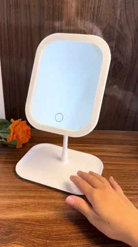 Gương để bàn có đèn led #guongdeban #guongcodenled #guongdecor 