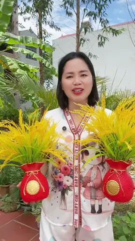 Bông lúa thần tài #hoatinhte #decor #hoaluacaocap #trangtrinha #bongluathantai 