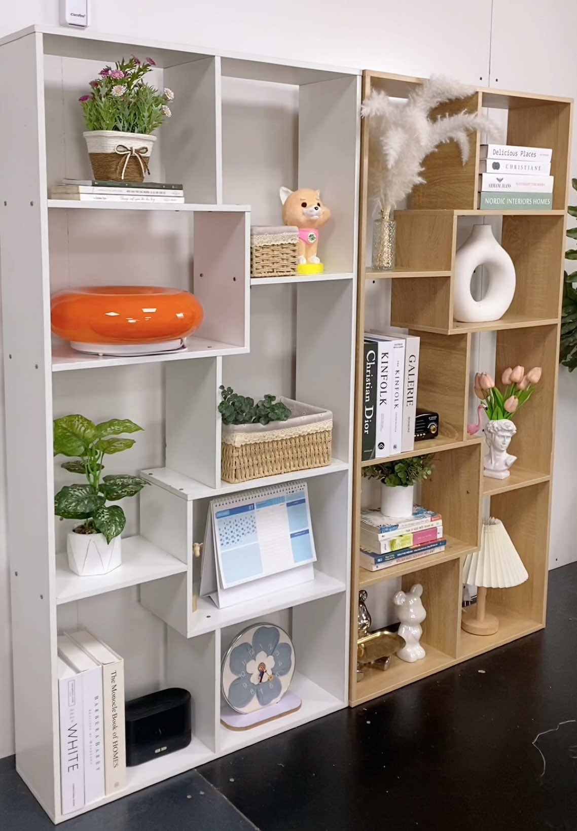 Kệ sách chữ U vách ngăn trang trí nhà cửa phòng ngủ. Decor nhà để sách vở #shopbaobao93 #kesach #vachngan #decor #ketrangtri  