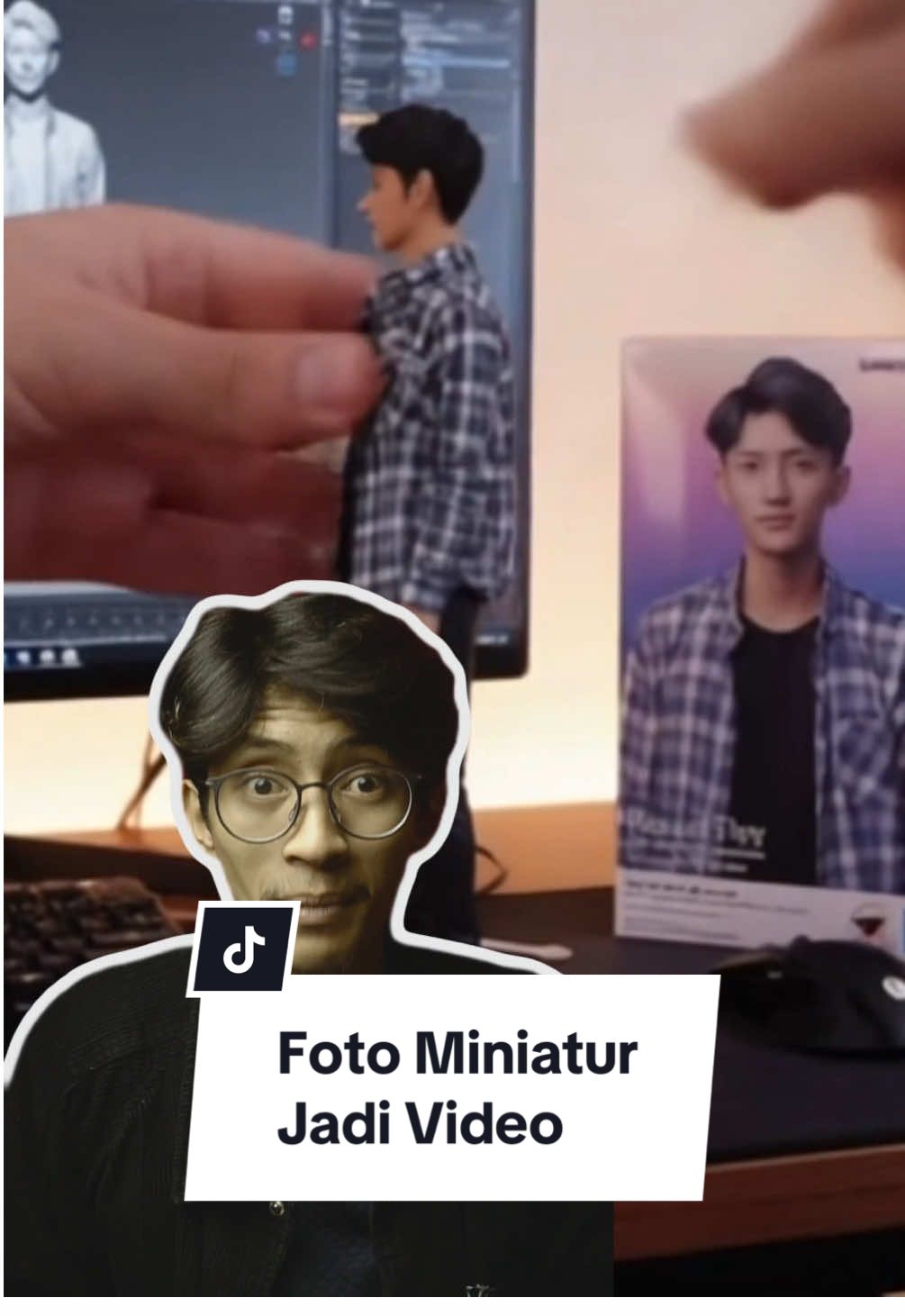 Cara bikin foto AI miniatur jadi video! #tutorial #tipsandtricks 