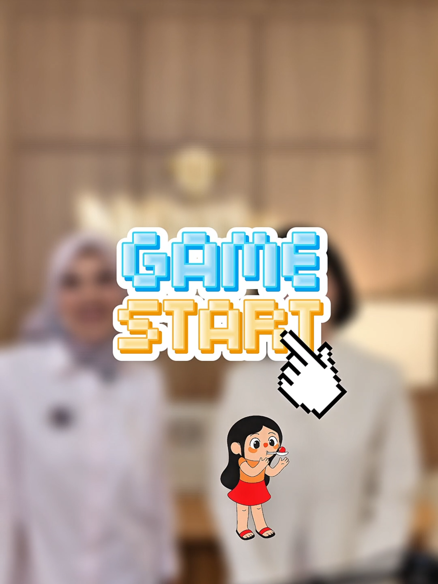 Game time @najelaashihab vs @nikitawillyofficial  #momscorner