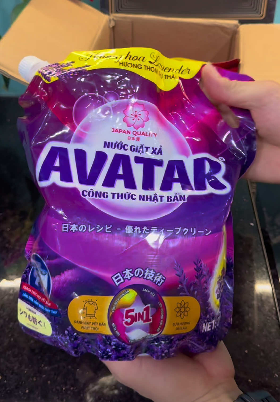 Combo 2 túi nước giặt xả 5in1 Avatar #emkieutaphoa #nuocgiat #nuocgiatxa #nuocgiatavatar #avatar