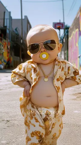 Cute baby dance with Dame Un Grrr #cute #cutebaby #funnybaby #babydance #cutedance #dameungrr #grrr #grr #ai 