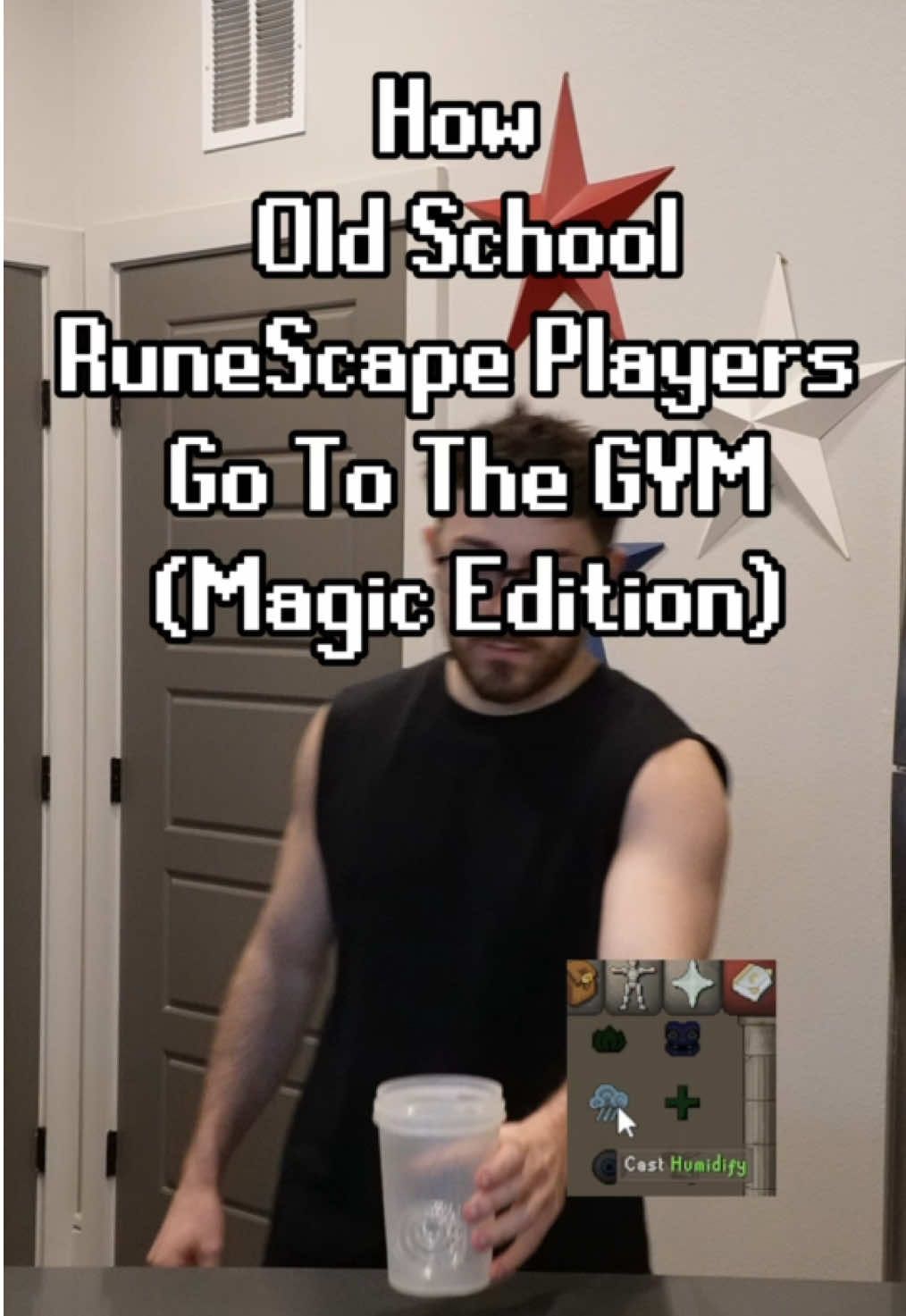 How Old School RuneScape Players Hit the Gym (99 magic) #GymTok #osrs #runescape #foryou #gym 