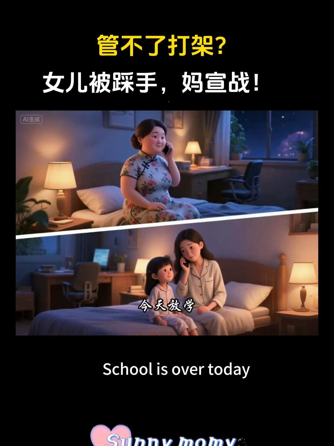 “管不了打架？”女儿被踩手，妈宣战！#家庭教育 #亲子教育 #育儿 #孩子教育 #父母必看系列#亲子教育 #父母必看系列 #正确引导教育孩子 #性格测试 #爸爸带娃