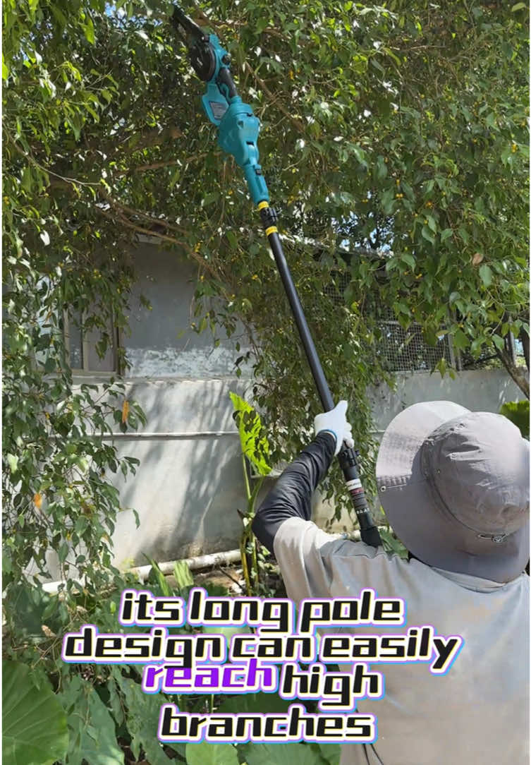 Your neighbor’s branches? Solved.😎992#fpy #yardwork #PowerTools #garden #EasyWoodCutting 