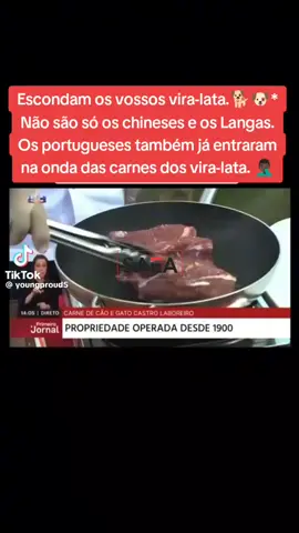 E ainda tem um animal comedor de vira-lata a comparar a mesma carne com Iogurte.🤦🏿‍♂️ #fy #portugal 