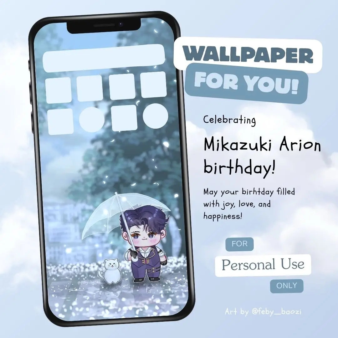 Feel free to use buat wallpaper/lockscreen. Semoga kalian sukaa🥰💜🤏 #ArionDay #artion #mikazukiarion #sol4ce #solf4m 