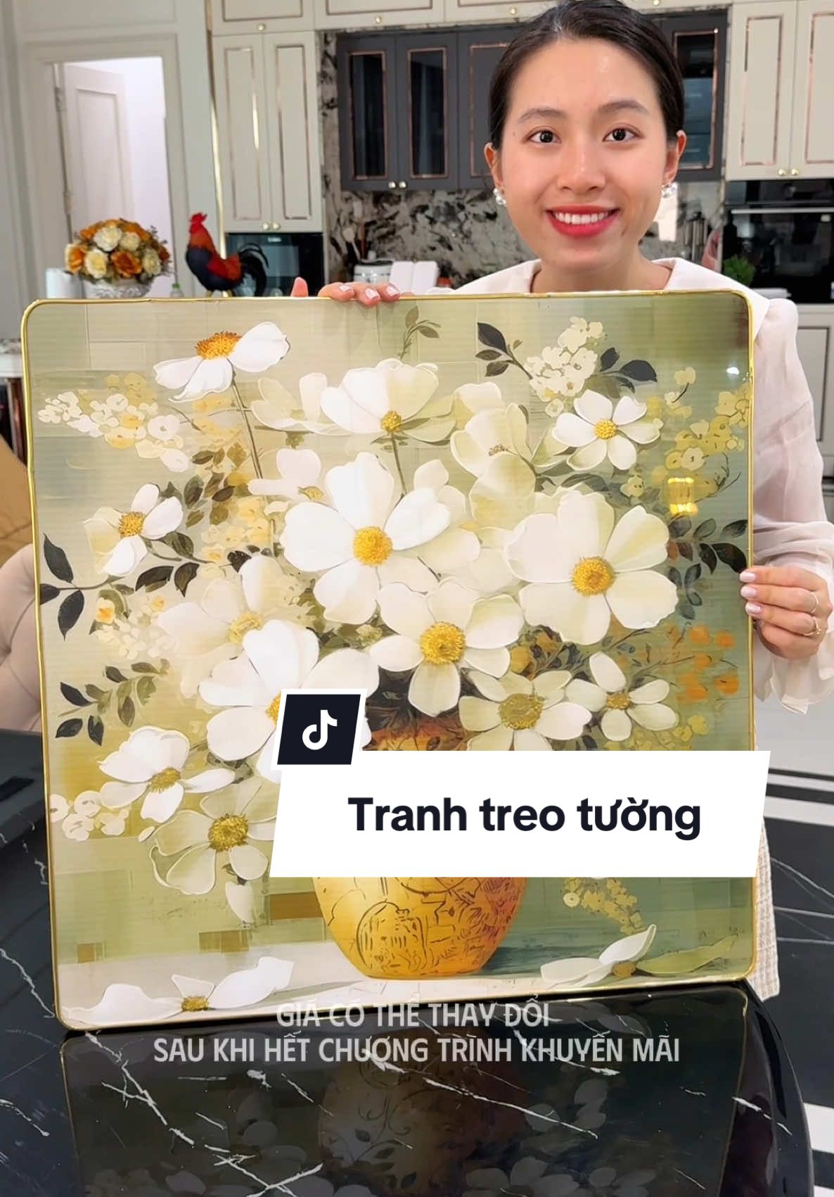 Tranh treo tường tráng gương đẹp quá #tranhtreotuong #tranhtreotuong3d #tranhtrangguong #ngocngannga 