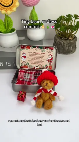 Some days we all need a little cheer. 💕 This pocket bear comes with a heartfelt card that says: I’ll always be here. It’s not just a gift—it’s comfort in the sweetest form.#PocketBear  #GiftOfLove #EmotionalGift #ChristmasSurprise #StockingStuffer #LittleHug #BeBrave #ComfortGift #HolidayMagic #TikTokMadeMeBuyIt #tiktokshopsummerturnup  #spotlightfinds 