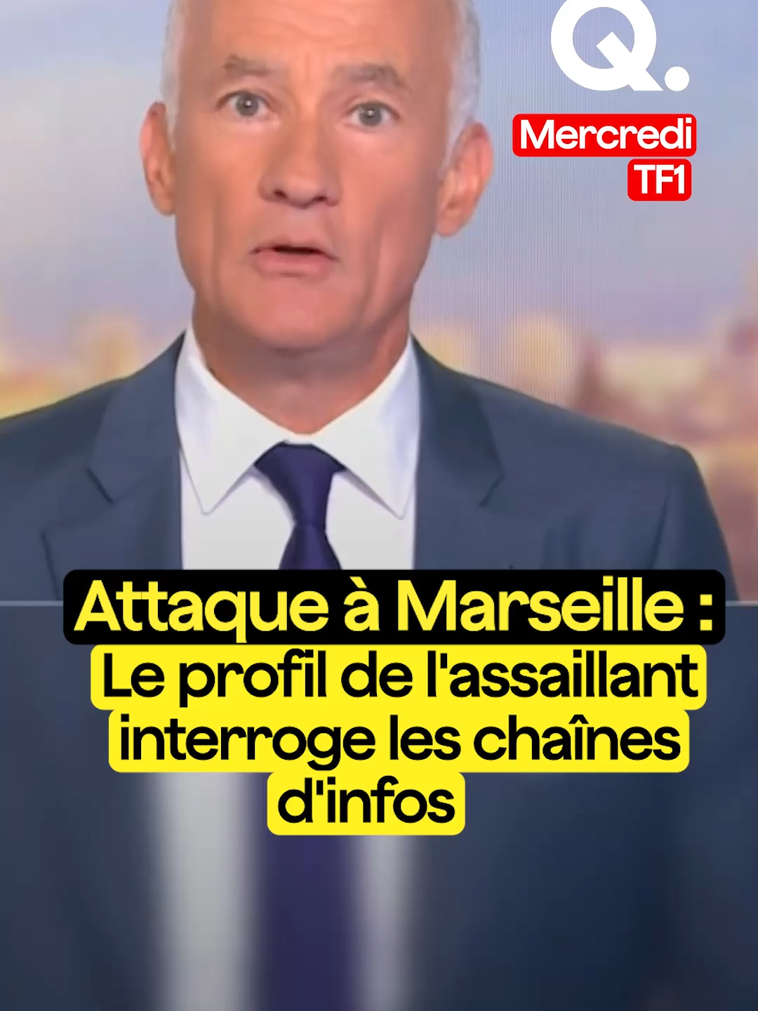 Attaque au couteau à Marseille : connu pour des problèmes de violence, d’addiction… Le profil de l’assaillant, Abdelkader Dibi, interroge sur toutes les chaînes d’info et pose la question : pourquoi était-il en liberté ? #actu #info #sinformersurtiktok #marseille #quotidien #news