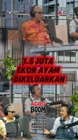 “Sekarang ada berapa ekor ayam dikeluarkan?” 🤔 Setiap Sabtu | 9 malam ! Jangan lupa follow & layan kami di:  • ⁠Youtube Suhan Channel  • ⁠Youtube Agrobank TV  • ⁠Spotify Suhan Channel @Rosyam Nor @AgrobankTV  #Suhanchannel #Agrobank #Agroboom #Rosyamnor #Podcast