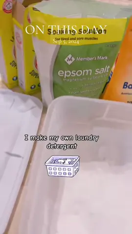 #onthisday #laundrydetergent #homemade #laundry 