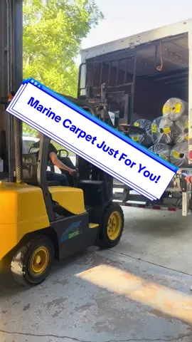 Just unloaded a fresh batch of marine carpet 🚛📦—cut, rolled, and ready to ship straight to you! ⚓️ Whether you’re restoring, upgrading, or customizing your boat, we’ve got the perfect product to fit your project. Durable, stylish, and made to last on the water 🌊. Let us help you get that perfect fit every time! #fyp #BoatLife #foryoupage #tiktokmademebuyit #BoatRestoration                          