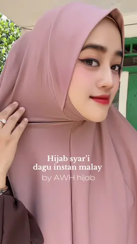 Hijab dagu malay instan size xl #hijabdagu #hijabsyari #hijabjumbosyari 