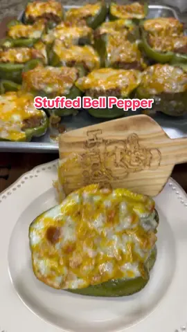 Made some Stuffed Bell Peppers this week using Ralphs Market Sales Ad! #hymelskajunkitchen #stuffedpeppers #EasyRecipe #cajun #Foodie 
